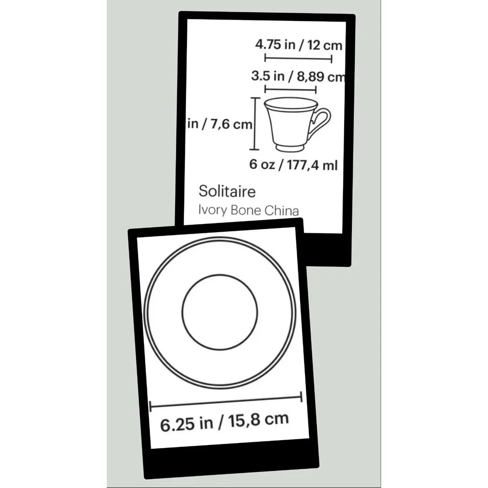 Lenox solitaire cups